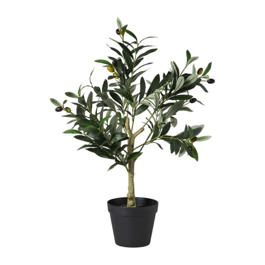 Kunst olijfboom - groen - 70 cm afbeelding 