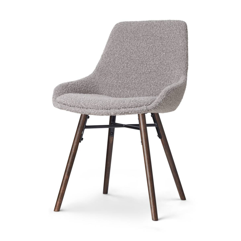 Eetkamerstoel Nena-Isa bouclé | Nolon Eetkamerstoel Nena-Isa bouclé | Nolon afbeelding 1