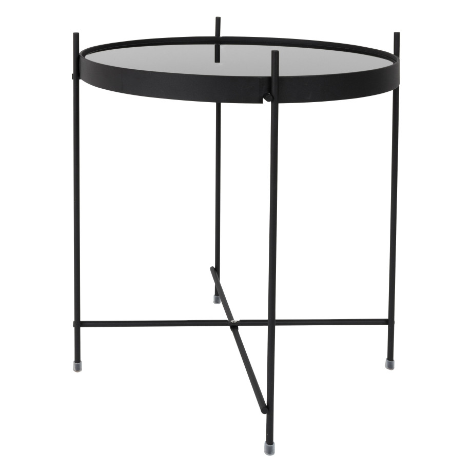 Zuiver Ronde Bijzettafel 'Cupid' Glas, 43cm afbeelding 1