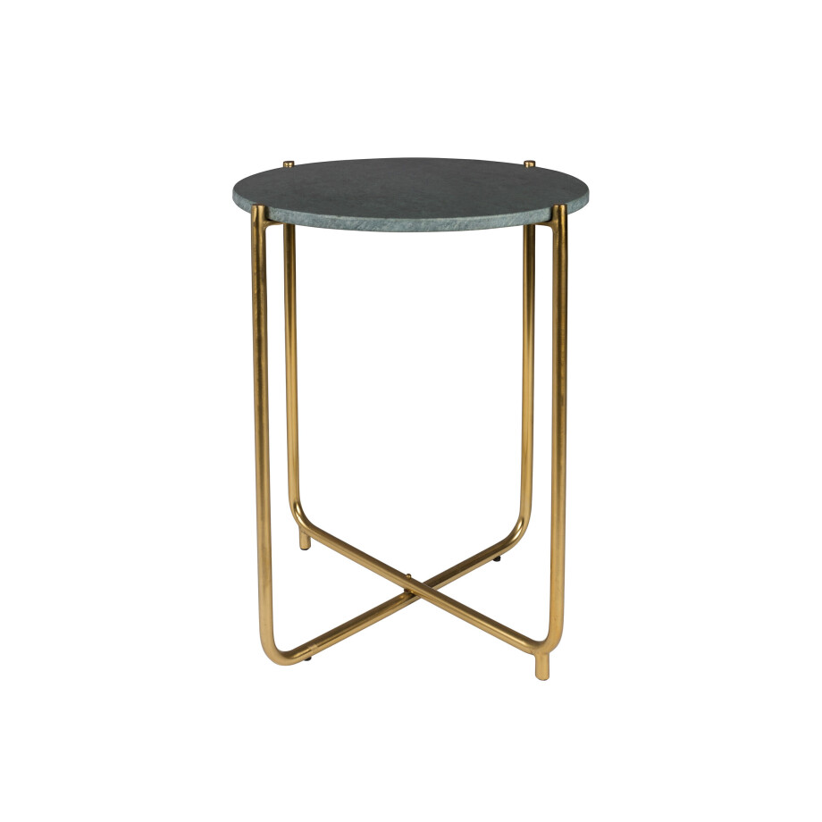 ZILT Bijzettafel 'Annelise', Marmer, 44,5x54cm, kleur Groen afbeelding 1