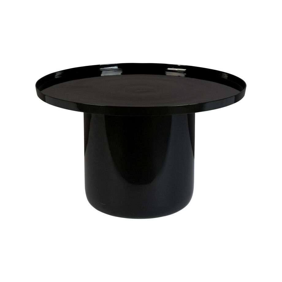 Zuiver Ronde Salontafel 'Shiny Bomb' 67cm, kleur Zwart Zuiver Ronde Salontafel 'Shiny Bomb' 67cm, kleur Zwart afbeelding 1