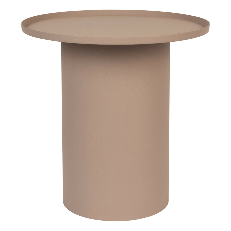 ZILT Ronde Bijzettafel 'Michee' 45cm, kleur Roze ZILT Ronde Bijzettafel 'Michee' 45cm, kleur Roze afbeelding 1