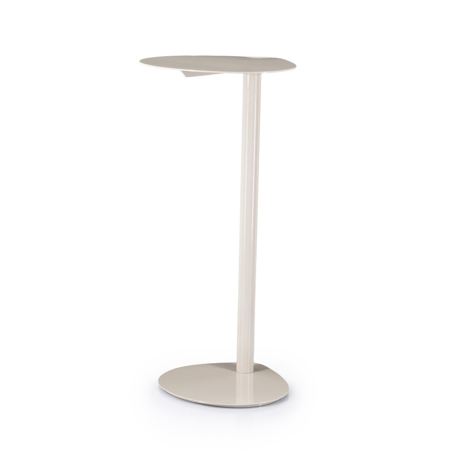 By-Boo Laptoptafel 'Flake' 70cm hoog, kleur Beige afbeelding 1