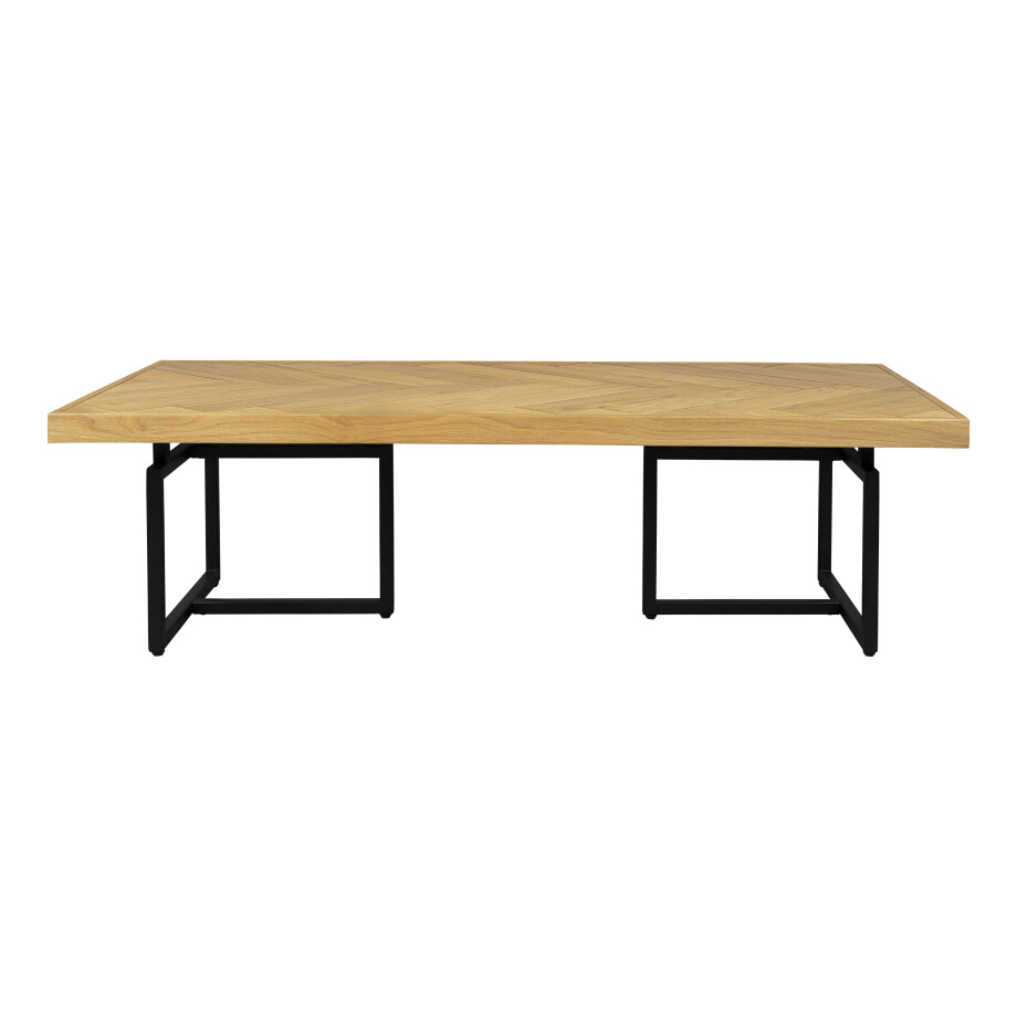 Dutchbone Salontafel 'Class' Eikenhout, 120 x 60cm, kleur Naturel Dutchbone Salontafel 'Class' Eikenhout, 120 x 60cm, kleur Naturel afbeelding 1