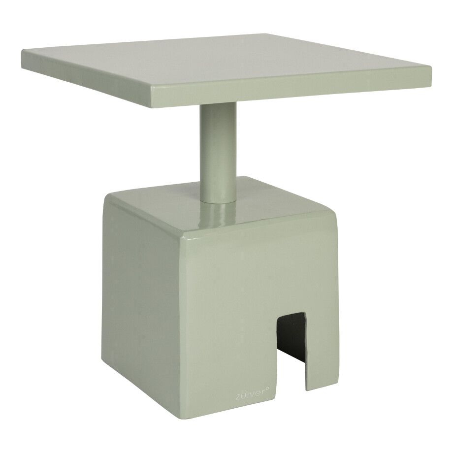 Zuiver Bijzettafel 'Chubby' 40 x 40cm, kleur Groen Zuiver Bijzettafel 'Chubby' 40 x 40cm, kleur Groen afbeelding 1