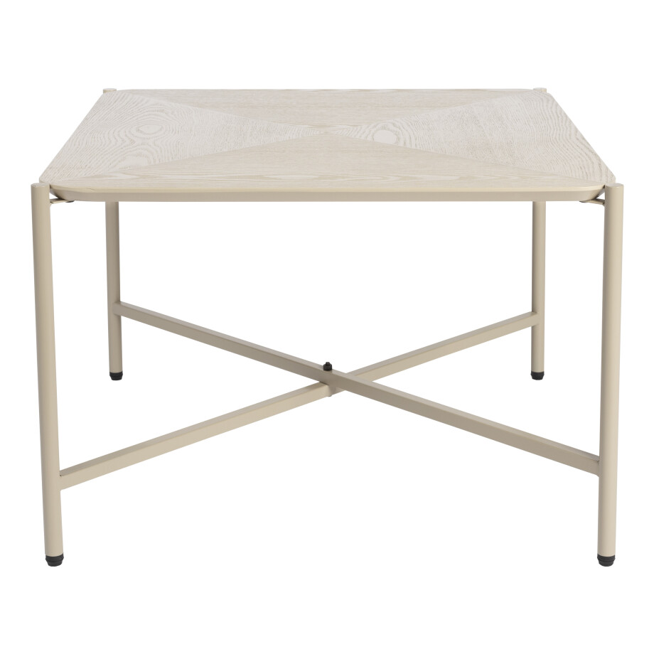 ZILT Salontafel 'Aditya' 40 x 40cm, kleur Beige afbeelding 1