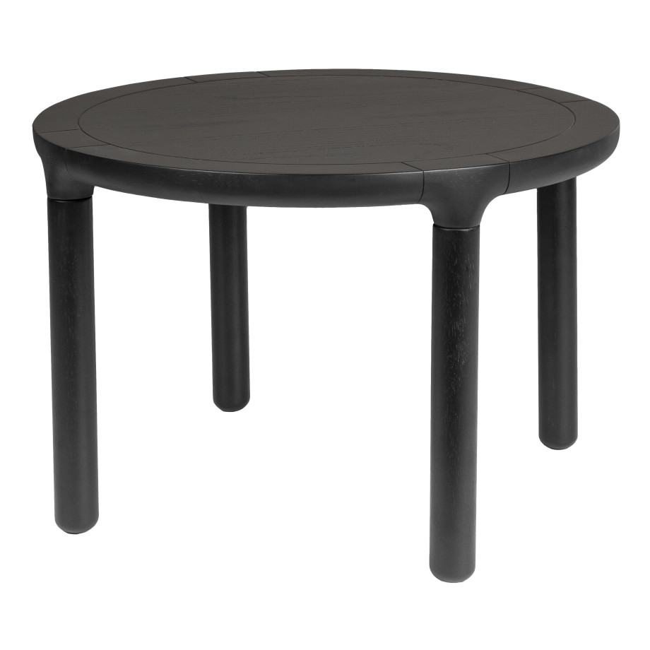 Zuiver Ronde Salontafel 'Storm' Eikenhout, 60cm, kleur Zwart afbeelding 1