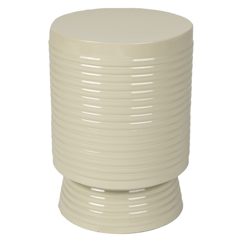 ZILT Bijzettafel 'Alexia' 25cm, kleur Ivory afbeelding 1