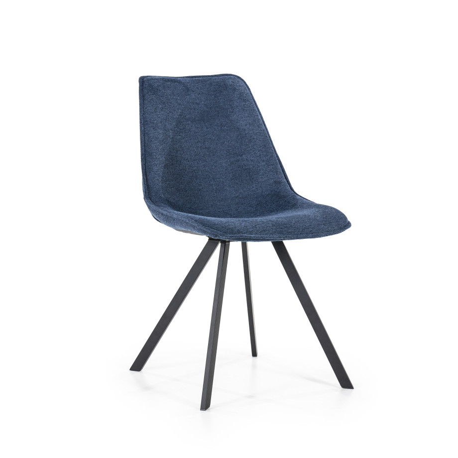 By-Boo Eetkamerstoel 'Boy' kleur Blauw afbeelding 1