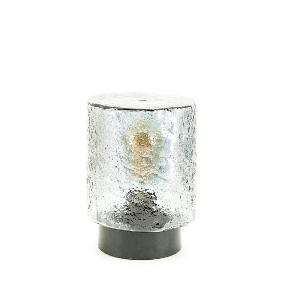 By-Boo Tafellamp 'Silon' Glas, 24cm hoog afbeelding 1