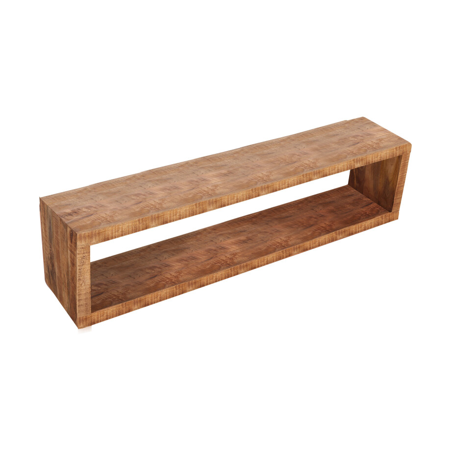 Artistiq Wandplank 'Aeden' Mangohout, 80 x 20cm Artistiq Wandplank 'Aeden' Mangohout, 80 x 20cm afbeelding