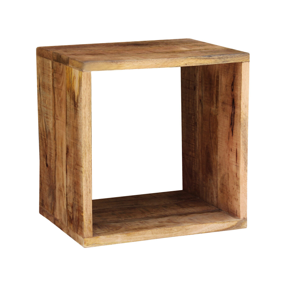 Artistiq Wandplank 'Aeden' Mangohout, 44 x 44cm Artistiq Wandplank 'Aeden' Mangohout, 44 x 44cm afbeelding