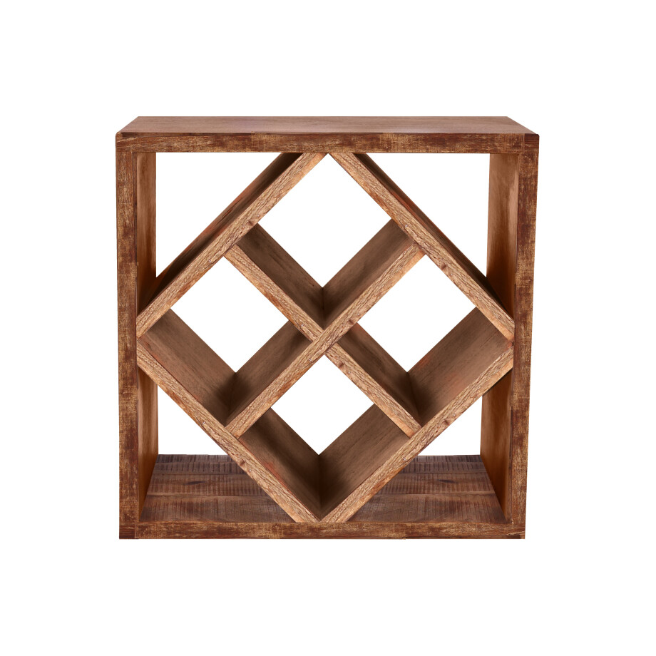 Artistiq Wijnrek 'Aeden' Mangohout, Voor 8 flessen Artistiq Wijnrek 'Aeden' Mangohout, Voor 8 flessen afbeelding