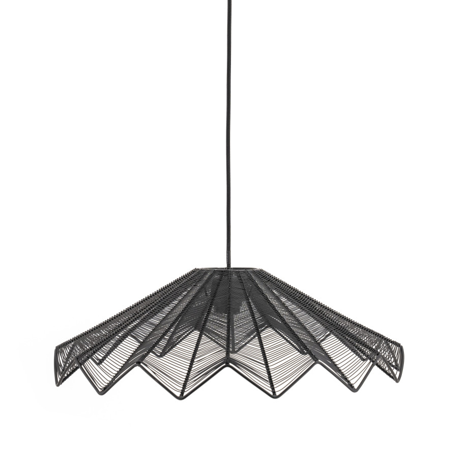 By-Boo Hanglamp 'Varjo' 51cm, kleur Zwart afbeelding 1