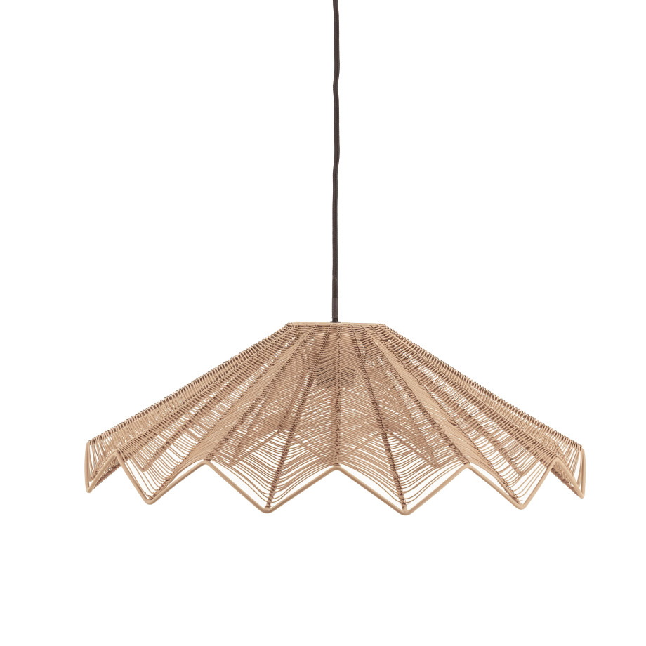 By-Boo Hanglamp 'Varjo' 51cm, kleur Oudroze afbeelding 1