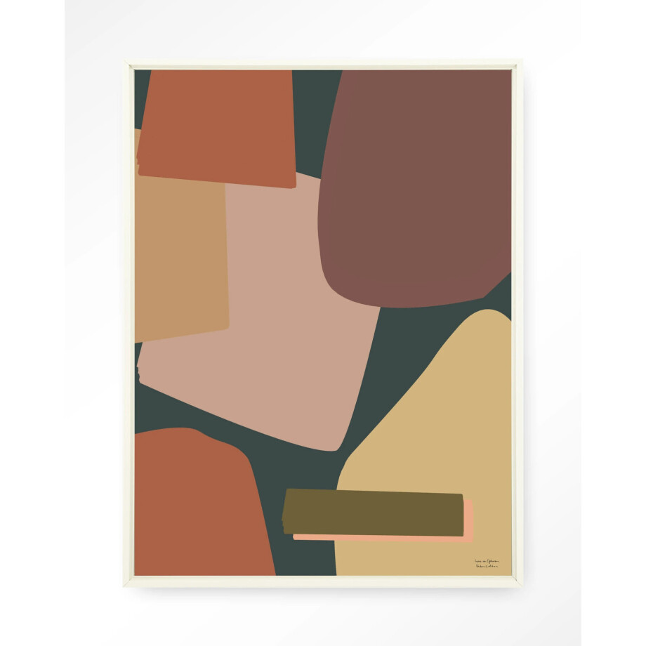 Urban Cotton Wandkleed 'Nuance' 145 x 190cm in Floating Frame - off white Urban Cotton Wandkleed 'Nuance' 145 x 190cm in Floating Frame - off white afbeelding