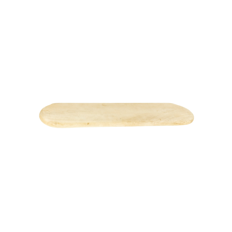 By-Boo Wandplank 'Tre' 69cm, kleur Naturel afbeelding 1