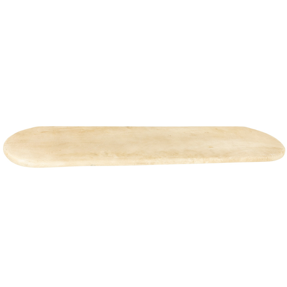 By-Boo Wandplank 'Tre' 100cm, kleur Naturel afbeelding 1