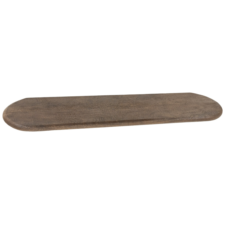 By-Boo Wandplank 'Tre' 100cm, kleur Bruin afbeelding 1