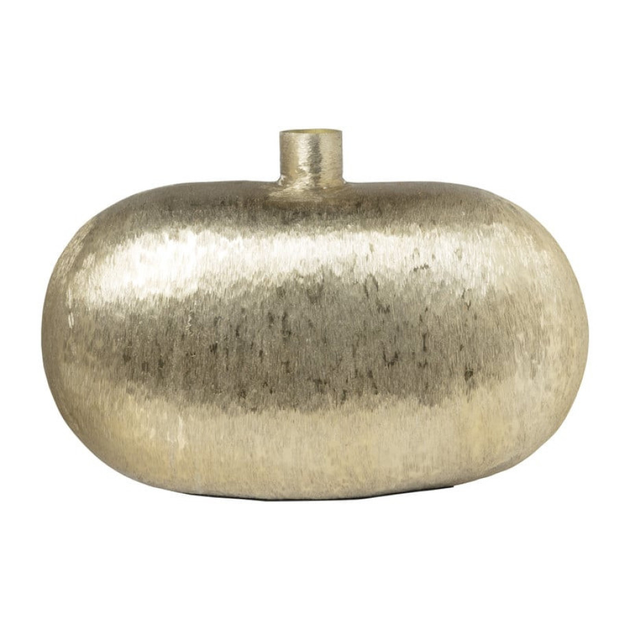 Vaas plat - goud - 21x29x9.5 cm afbeelding 