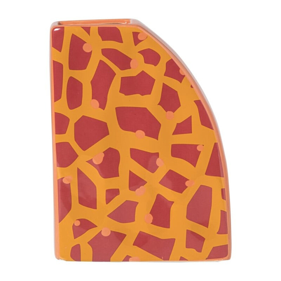 Vaas giraf - oranje - 19.8x15.3x5.2 cm Vaas giraf - oranje - 19.8x15.3x5.2 cm afbeelding