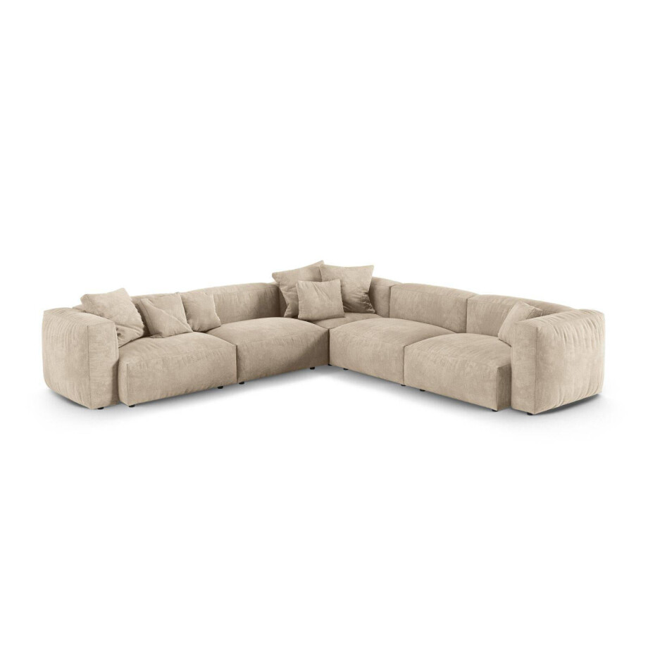 Modulaire hoekbank Martina velvet | Micadoni Home Modulaire hoekbank Martina velvet | Micadoni Home afbeelding 1