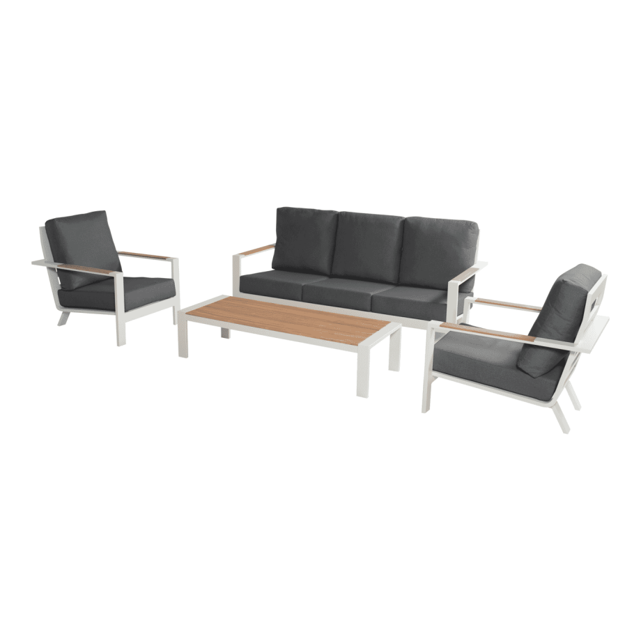Hartman Loungeset 'Breeze' Excl. tafel, kleur Grijs afbeelding 1