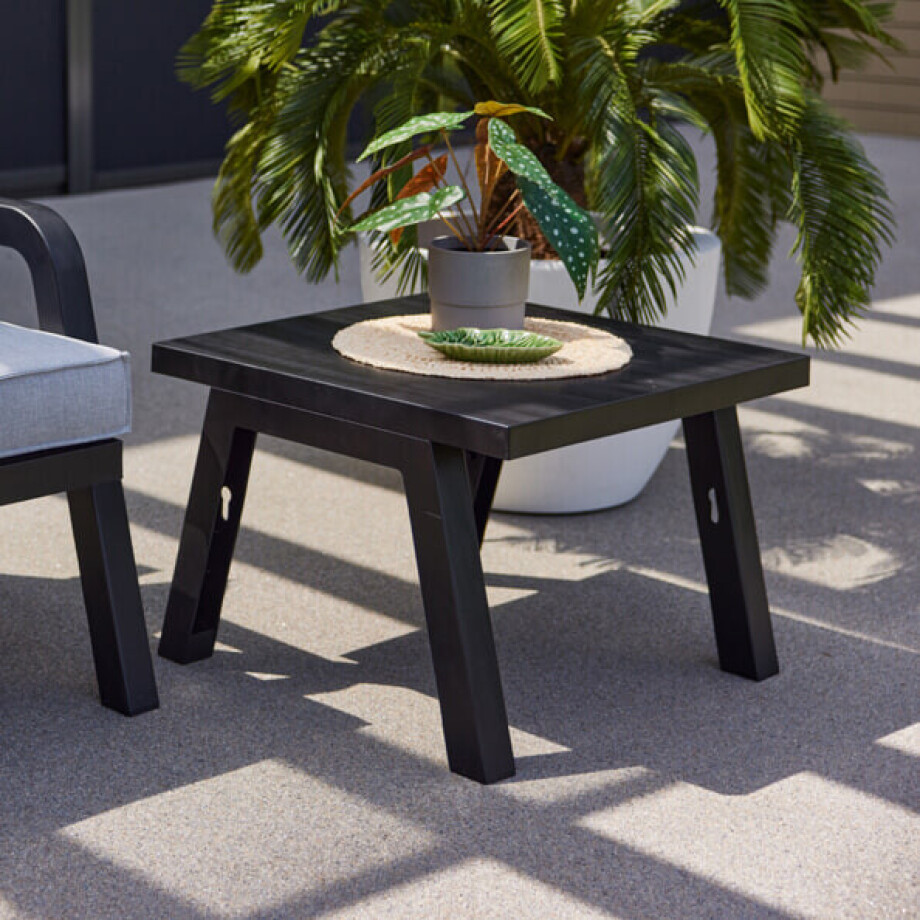 Hartman Outdoor Loungetafel 'Ibiza' 60 x 60cm, kleur Antraciet Hartman Outdoor Loungetafel 'Ibiza' 60 x 60cm, kleur Antraciet afbeelding 1
