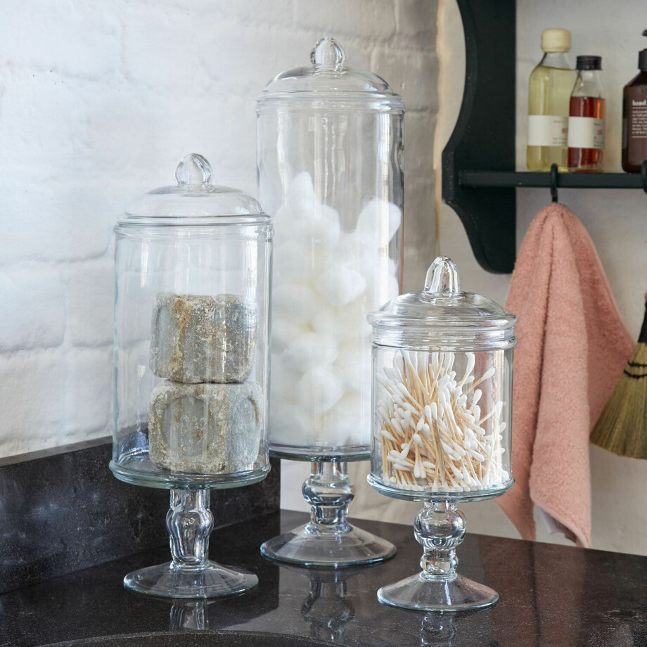 3-delige set glazen potten Velisara 3-delige set glazen potten Velisara afbeelding