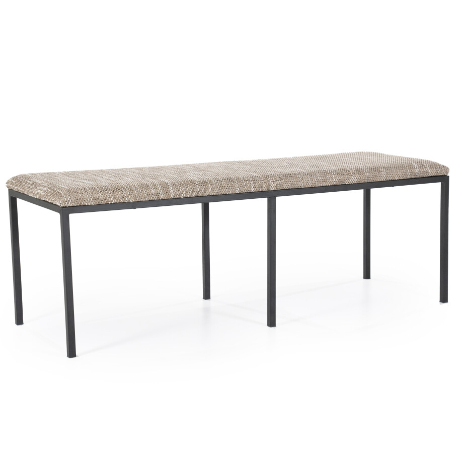 By-Boo Eetkamerbank 'Lass' 135cm, kleur Bruin By-Boo Eetkamerbank 'Lass' 135cm, kleur Bruin afbeelding 1