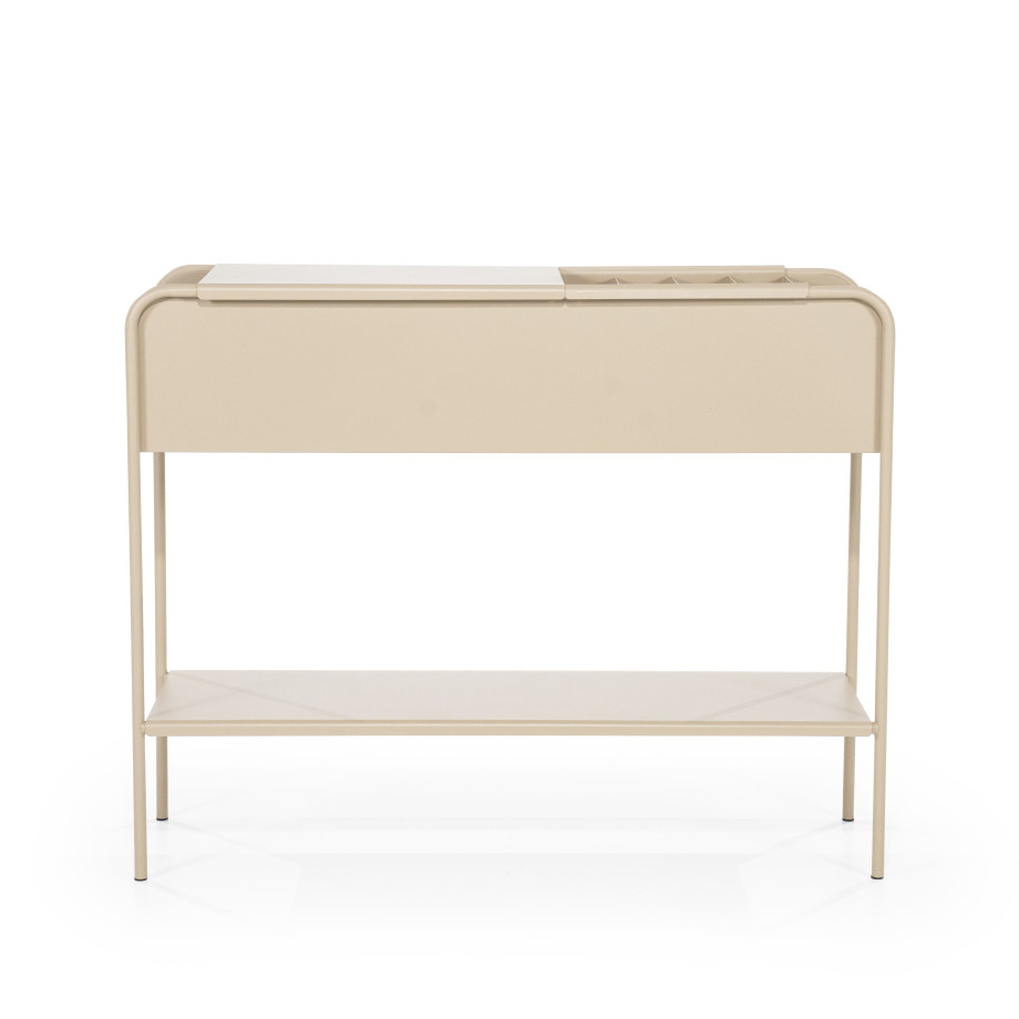 By-Boo Sidetable 'Sera' 95cm, kleur Taupe afbeelding 1