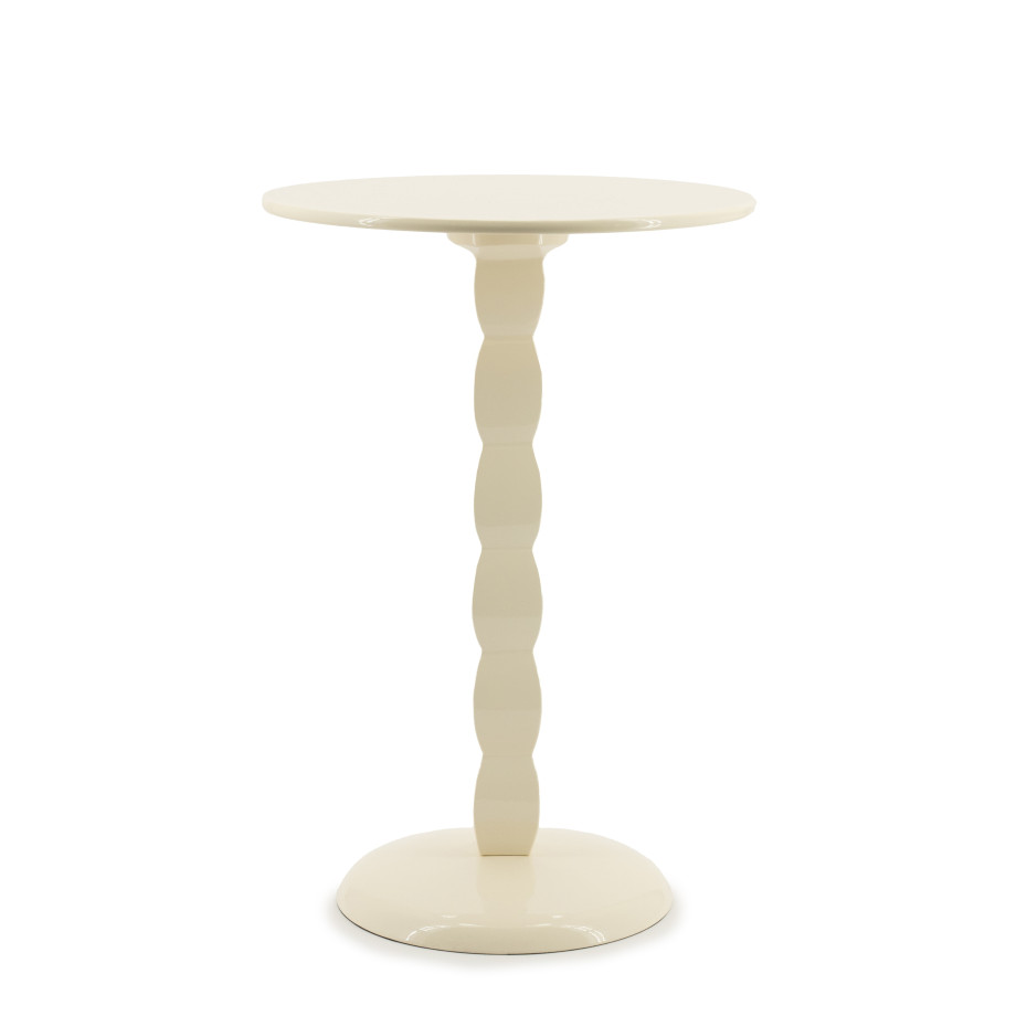 By-Boo Ronde Bijzettafel 'Prinz' 37cm, kleur Beige afbeelding 1