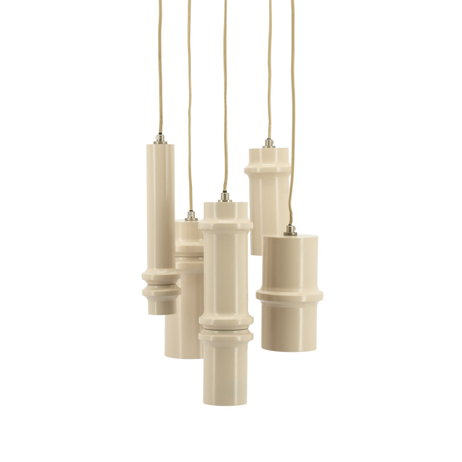 By-Boo Hanglamp 'Cylin' 5-lamps afbeelding 1