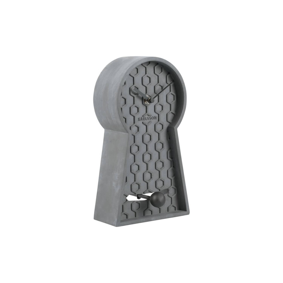 Tafelklok Honeycomb met pendulum | KARLSSON afbeelding 1