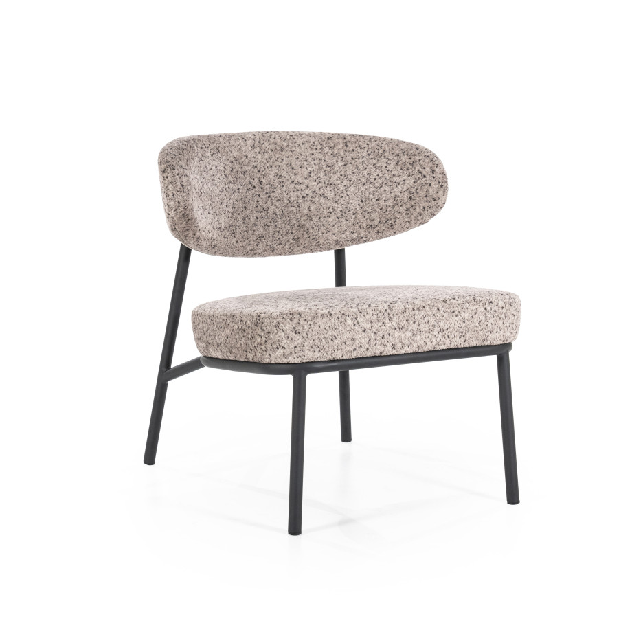 By-Boo Fauteuil 'Jari' kleur Taupe afbeelding 1