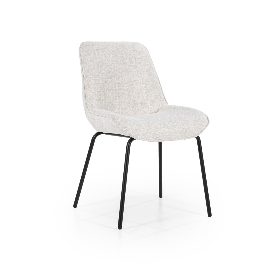 By-Boo Eetkamerstoel 'Base' kleur Beige afbeelding 1