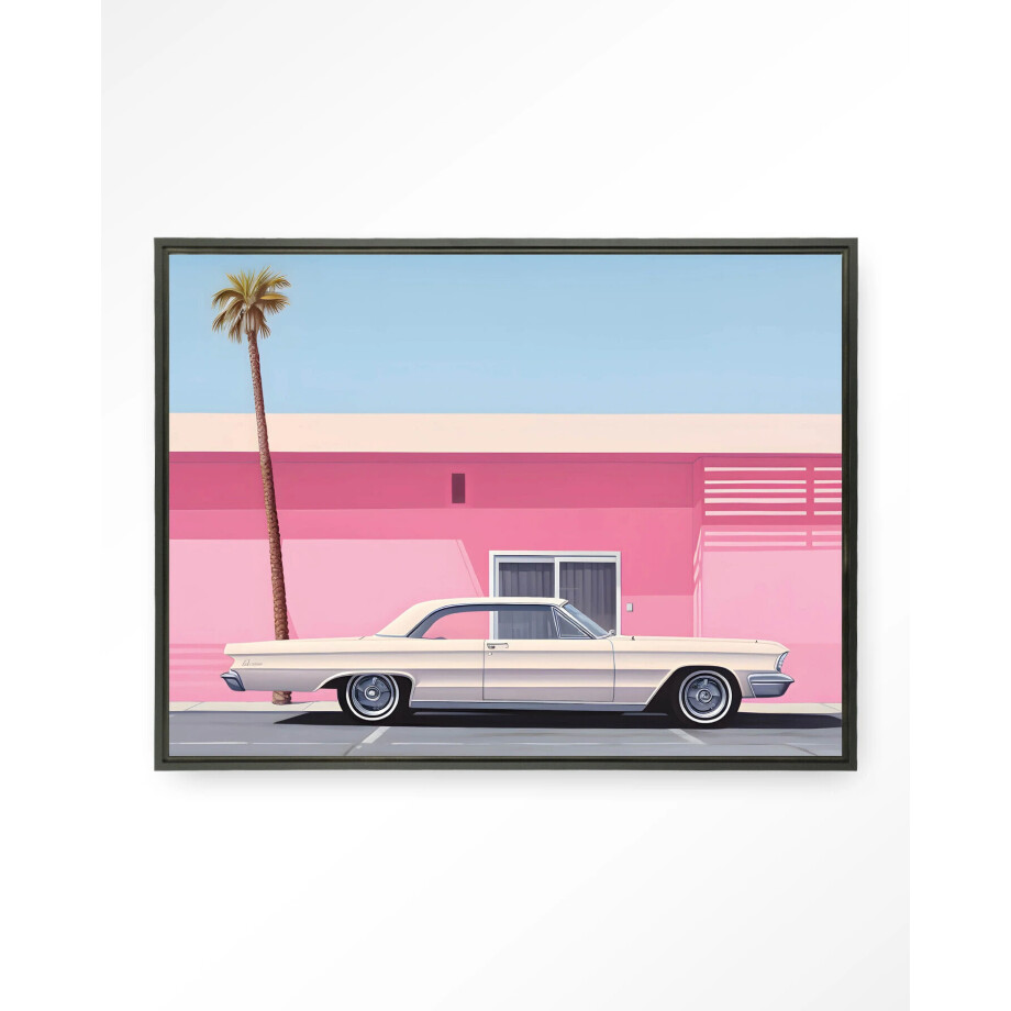 Urban Cotton Wandkleed 'Hammer' 145 x 190cm in Floating Frame - black Urban Cotton Wandkleed 'Hammer' 145 x 190cm in Floating Frame - black afbeelding