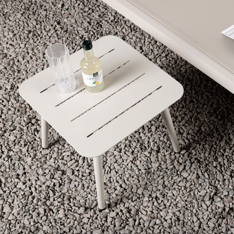 Nohr Outdoor Bijzettafel 'Adon' 40 x 40cm, kleur Beige afbeelding 1