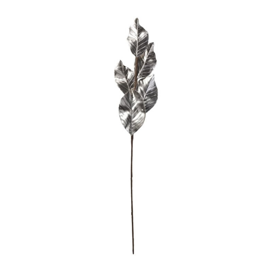 Deco blad - zilver - 77 cm afbeelding 