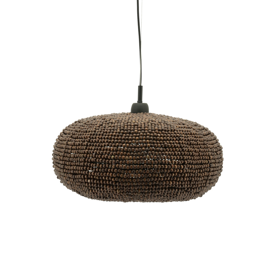 By-Boo Hanglamp 'Shanga' Houten kralen, 46cm afbeelding 1