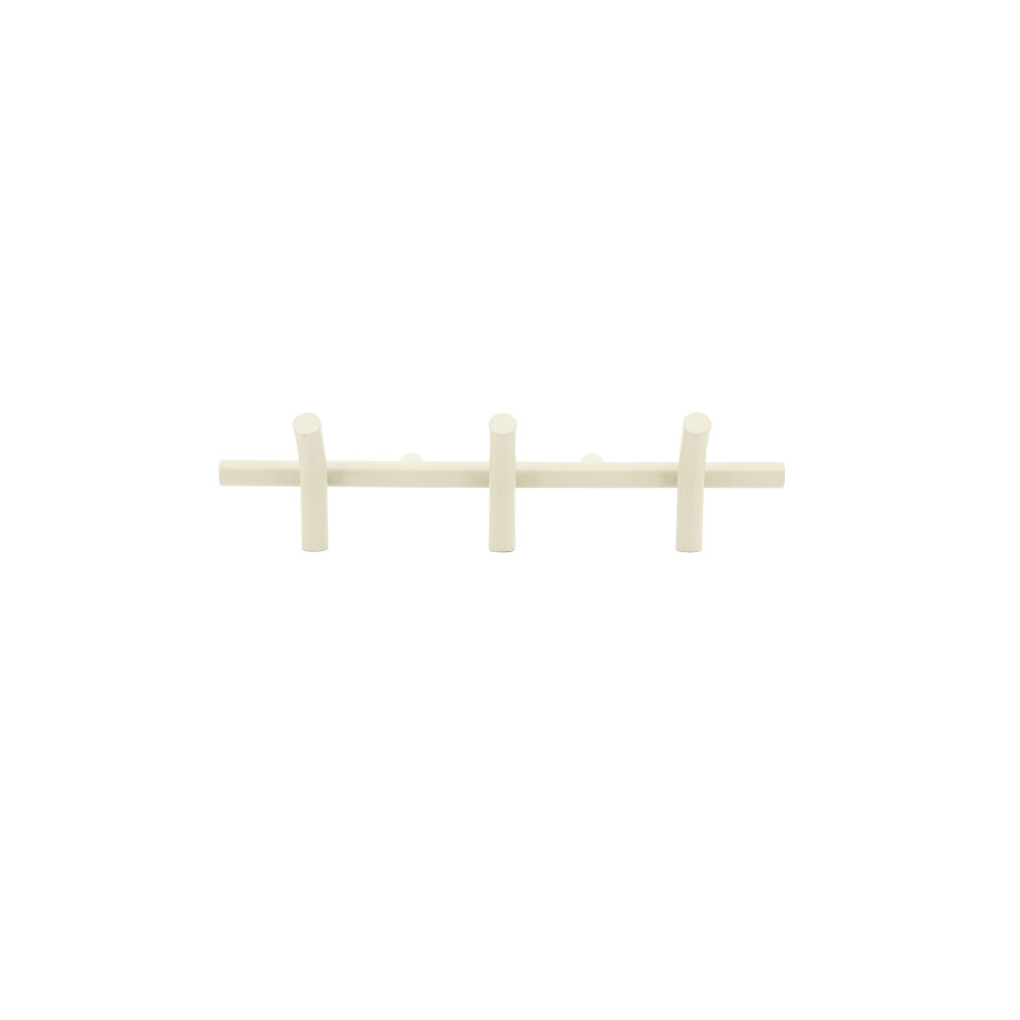 By-Boo Kapstok 'Matto' Met 3 haken, kleur Beige afbeelding 1