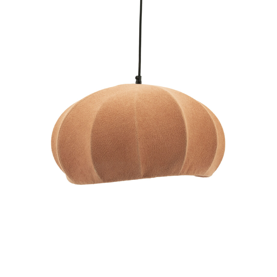 By-Boo Hanglamp 'Vinta' Katoen, kleur Terracotta afbeelding 1