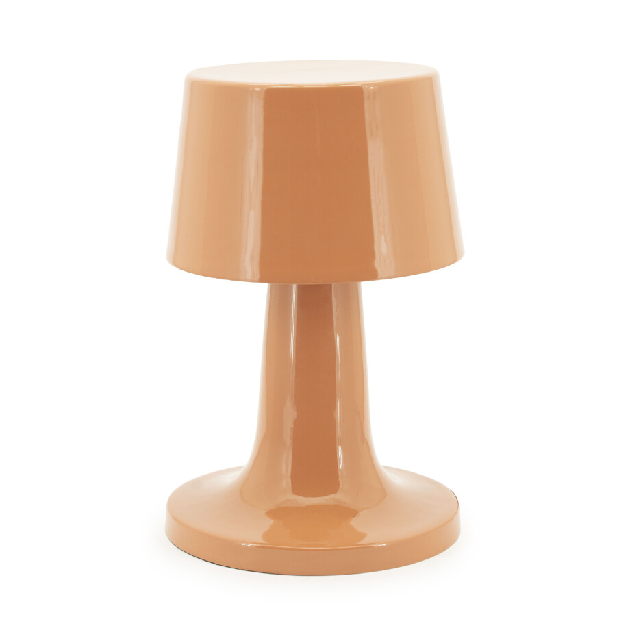 By-Boo Tafellamp 'Alvo' 35cm hoog, kleur Terracotta afbeelding 1