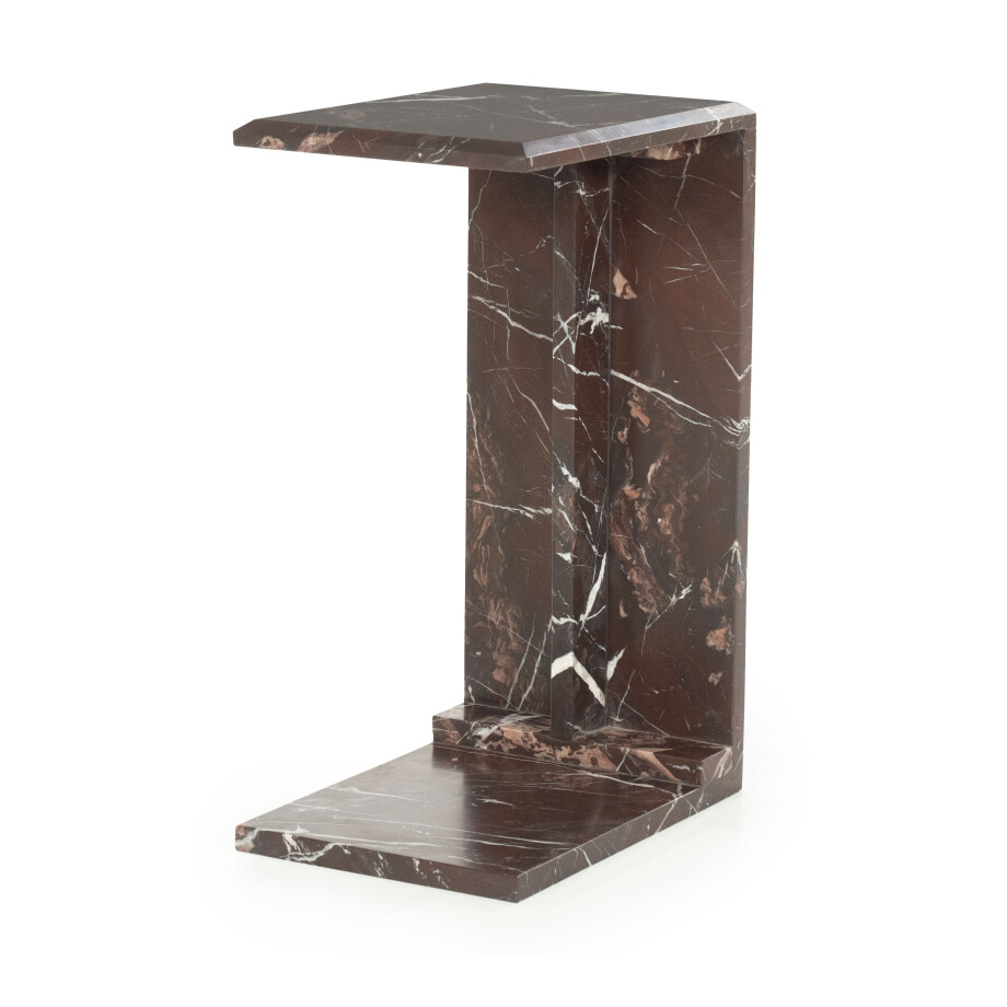 By-Boo Laptoptafel 'Mirage' Marmer, kleur Rood afbeelding 1