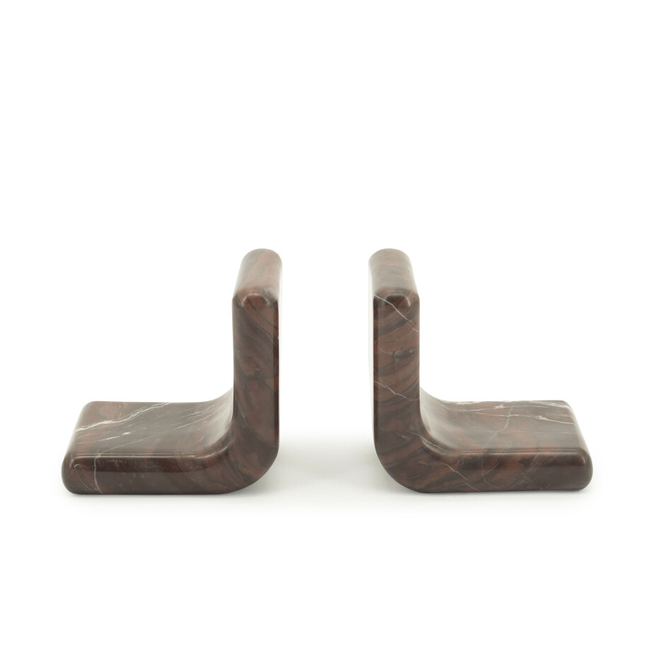 By-Boo Boekenstandaard 'Rosso' Marmer afbeelding 1