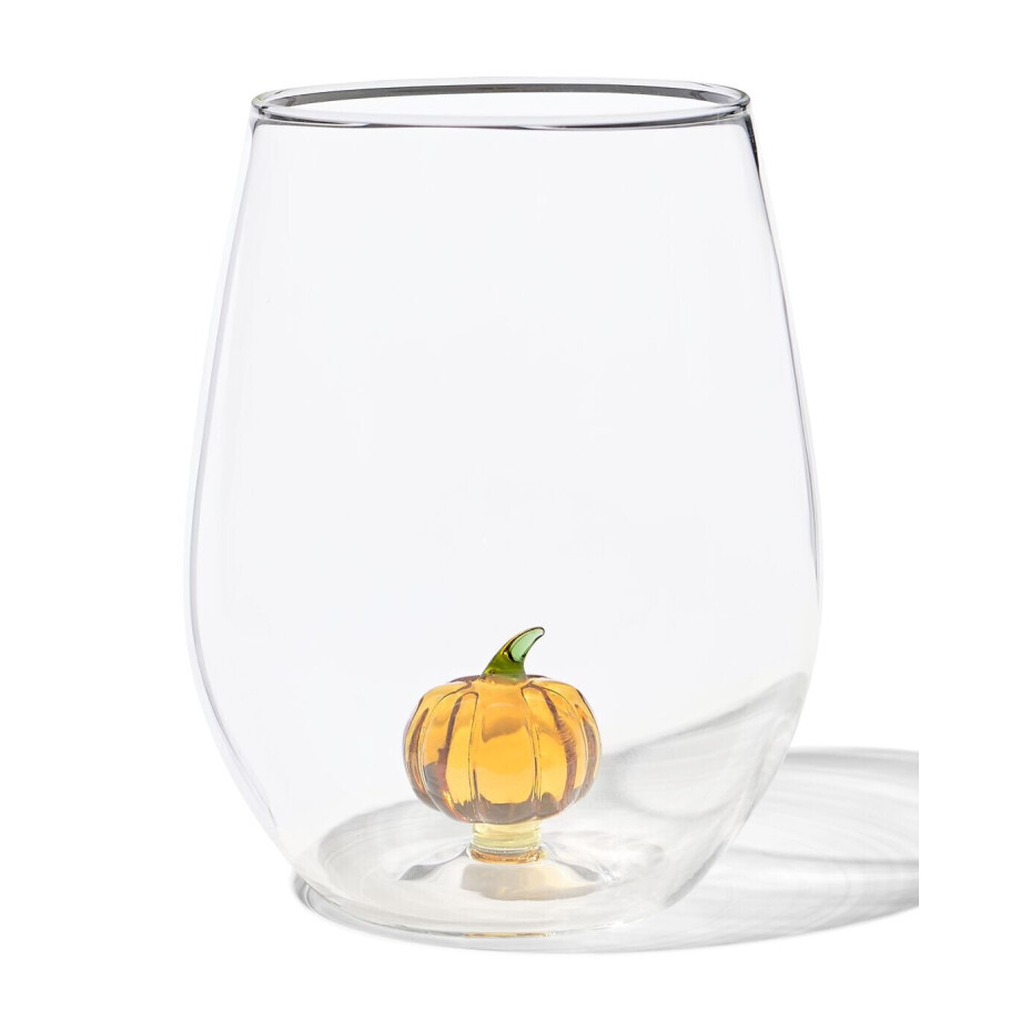 HEMA HEMA Glas 550ml Met Pompoen afbeelding 