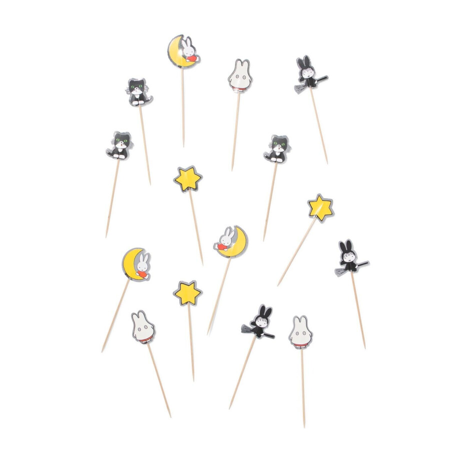 HEMA HEMA Nijntje Cocktailprikkers Papier Halloween - 15 Stuks afbeelding 