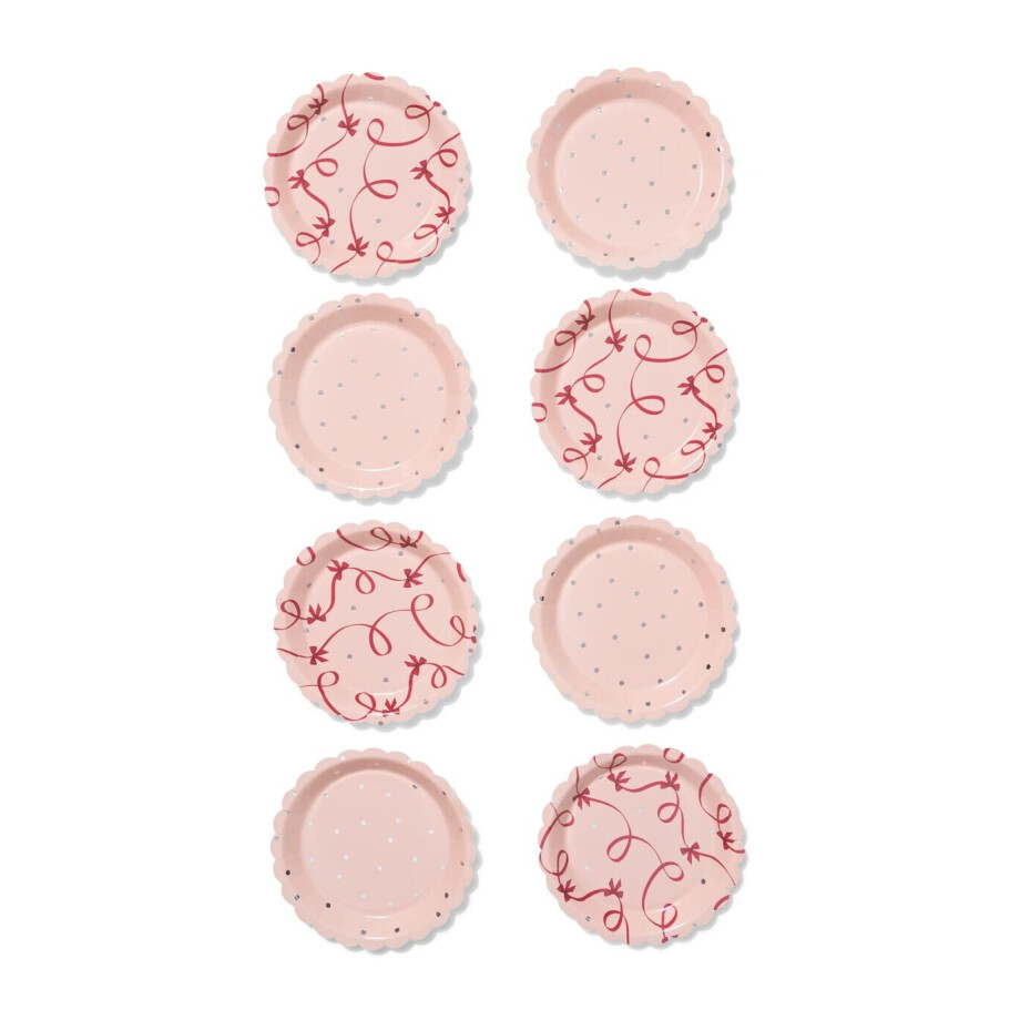 HEMA HEMA Borden ⌀17.5cm Papier Cocktail - 8 Stuks afbeelding 