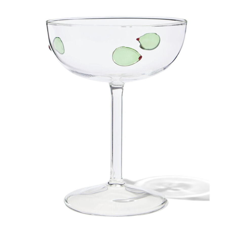 HEMA HEMA Cocktailglas 200ml Olijven - 2 Stuks afbeelding 