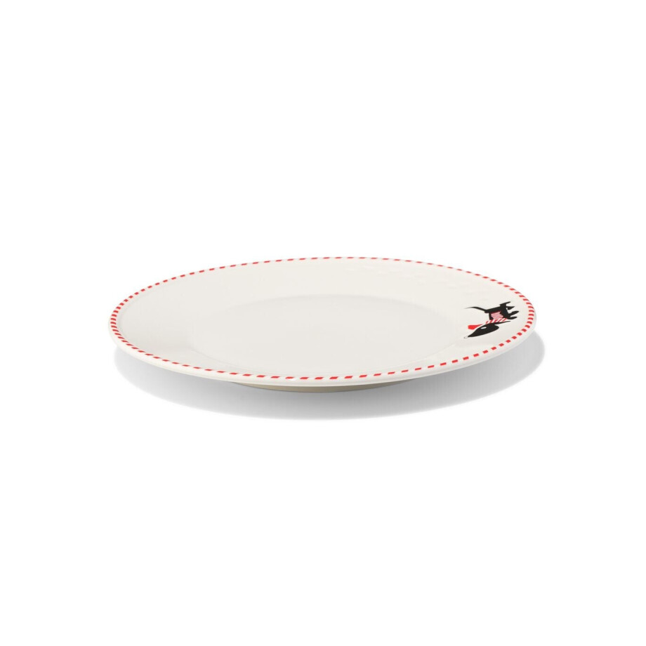 HEMA HEMA Takkie Bord ⌀21cm Keramiek (wit) HEMA HEMA Takkie Bord ⌀21cm Keramiek (wit) afbeelding 1